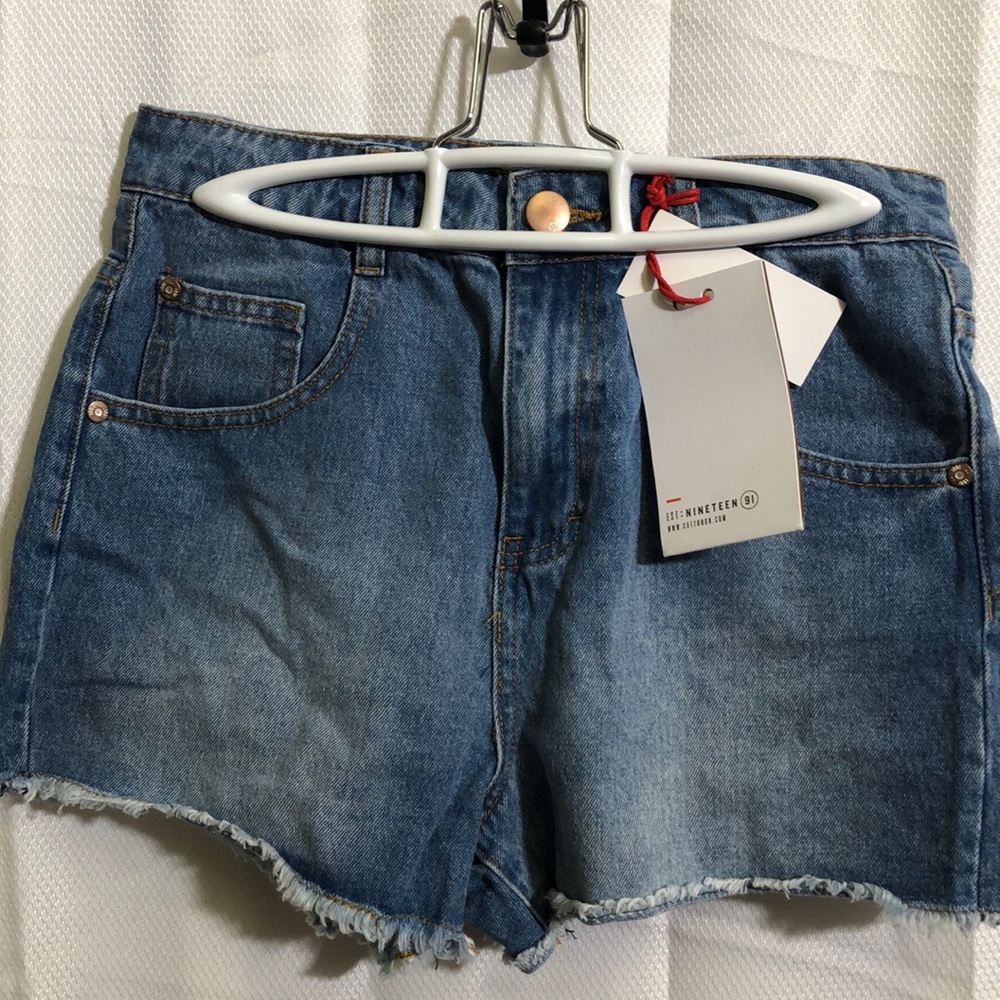 The Flashback High Rise denim shorts. Nineteen 91